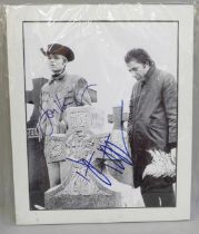 A Dustin Hoffman and John Voigt, Midnight Cowboy autographed photograph with Rutland Antiques