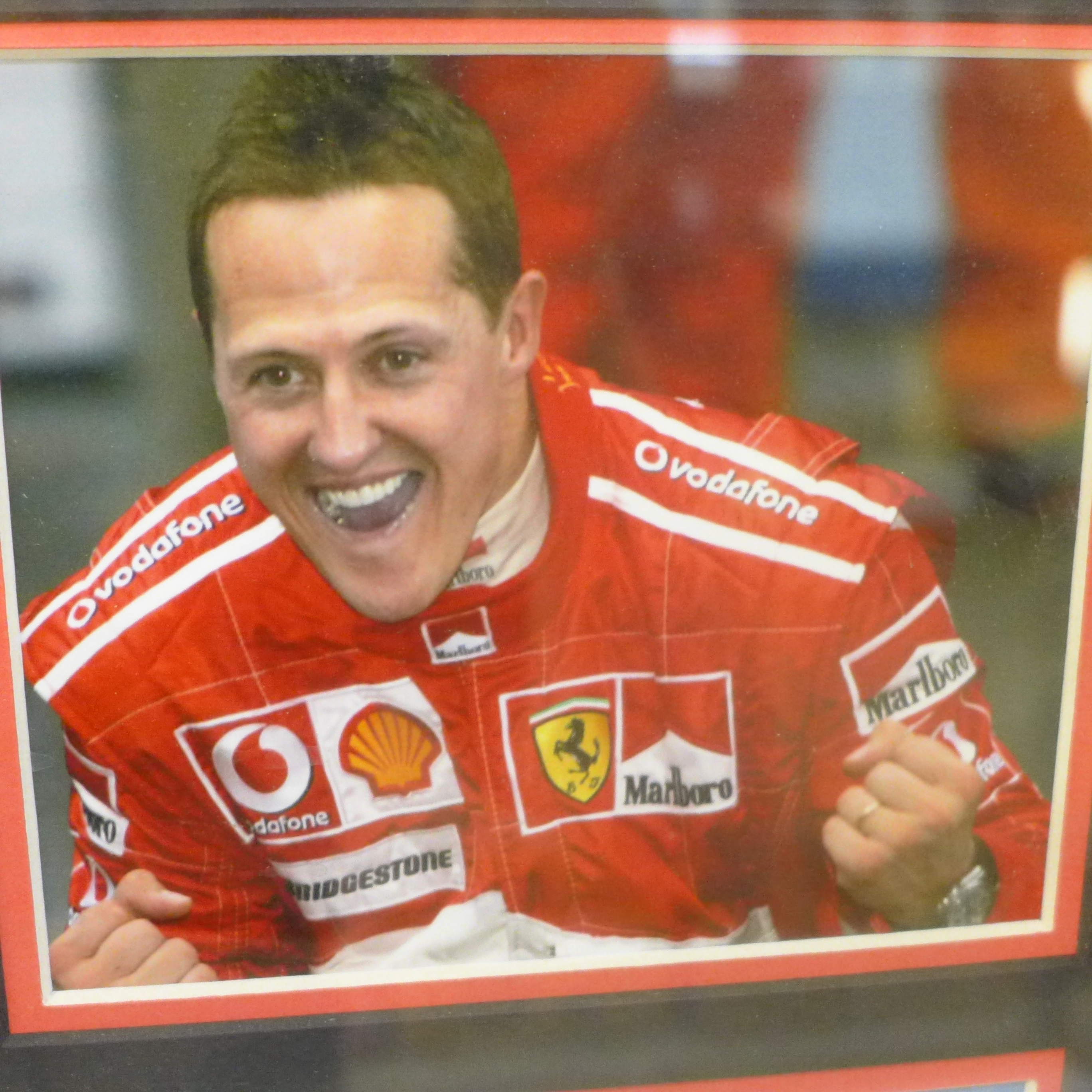 A Michael Schumacher autograph display with Rutland Autographs AFTAL registered C.O.A. - Image 3 of 5