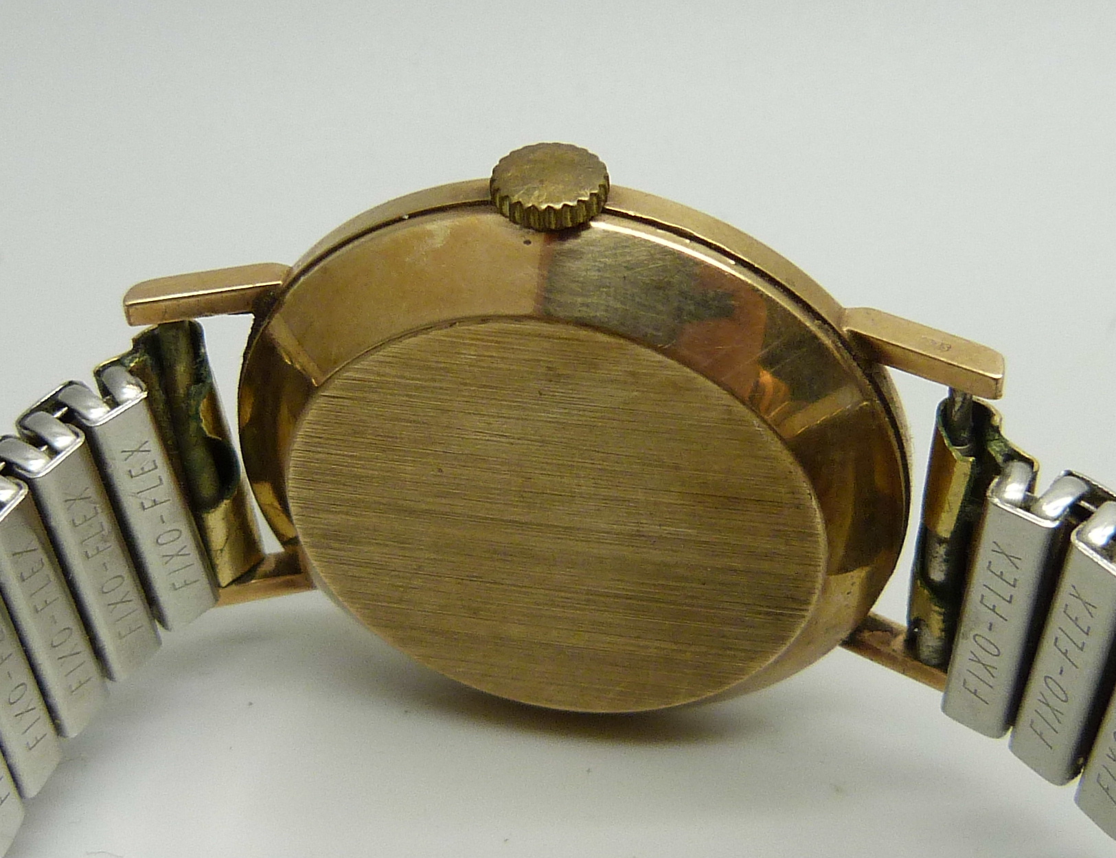 A 9ct gold cased Accurist Automatic wristwatch, 33mm case including crown - Bild 4 aus 5