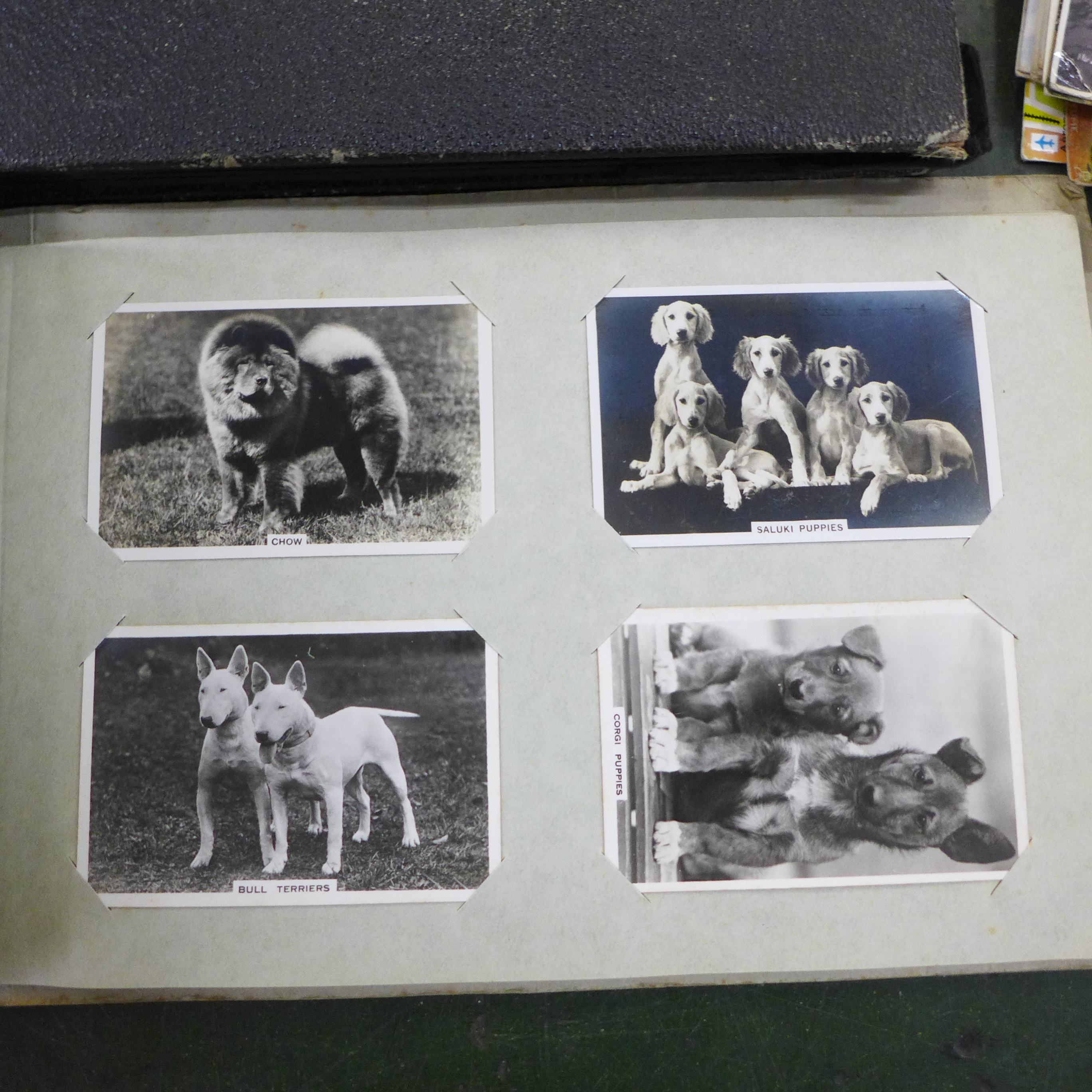 A box of mixed postcards, two albums of cigarette cards and photographs, framed prints of soldiers - Image 9 of 12