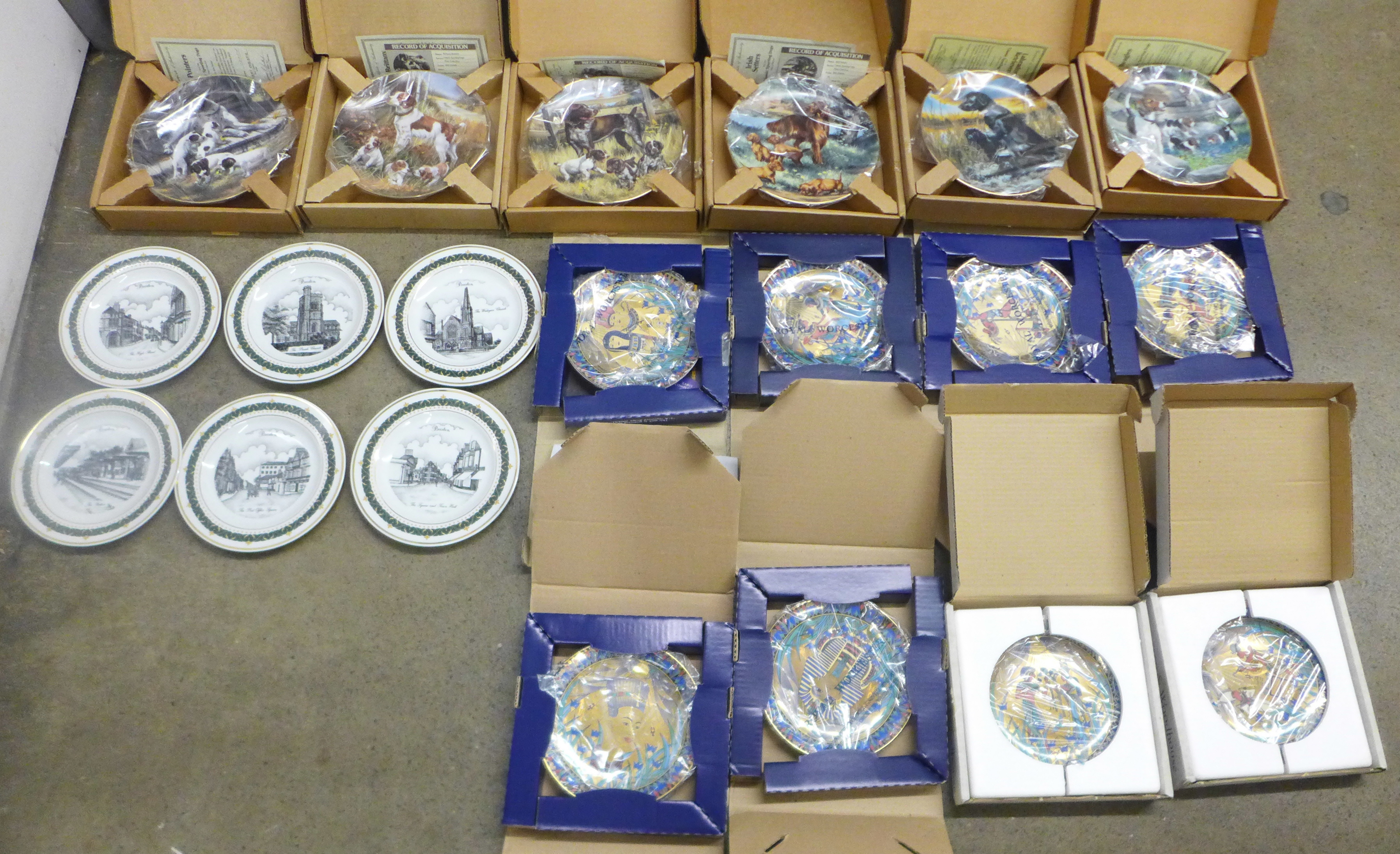 Thirty limited edition collectors plates including Legends of The Nile (4), Treasures of Tutankhamen