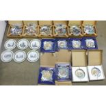 Thirty limited edition collectors plates including Legends of The Nile (4), Treasures of Tutankhamen