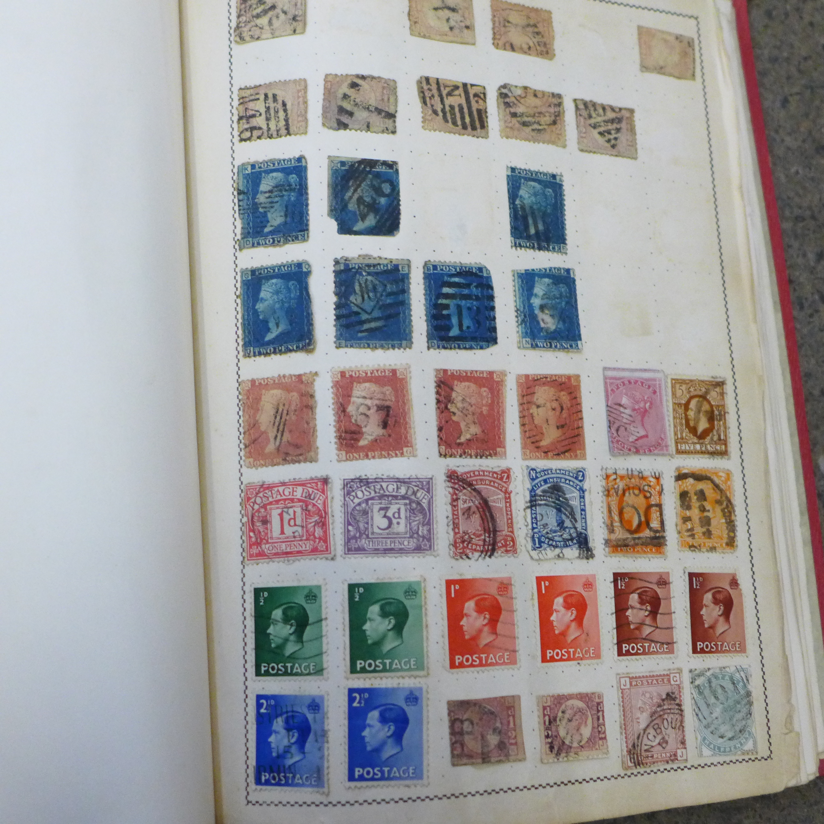 Stamps; a box of stamps, covers, etc., loose and in albums - Image 5 of 11