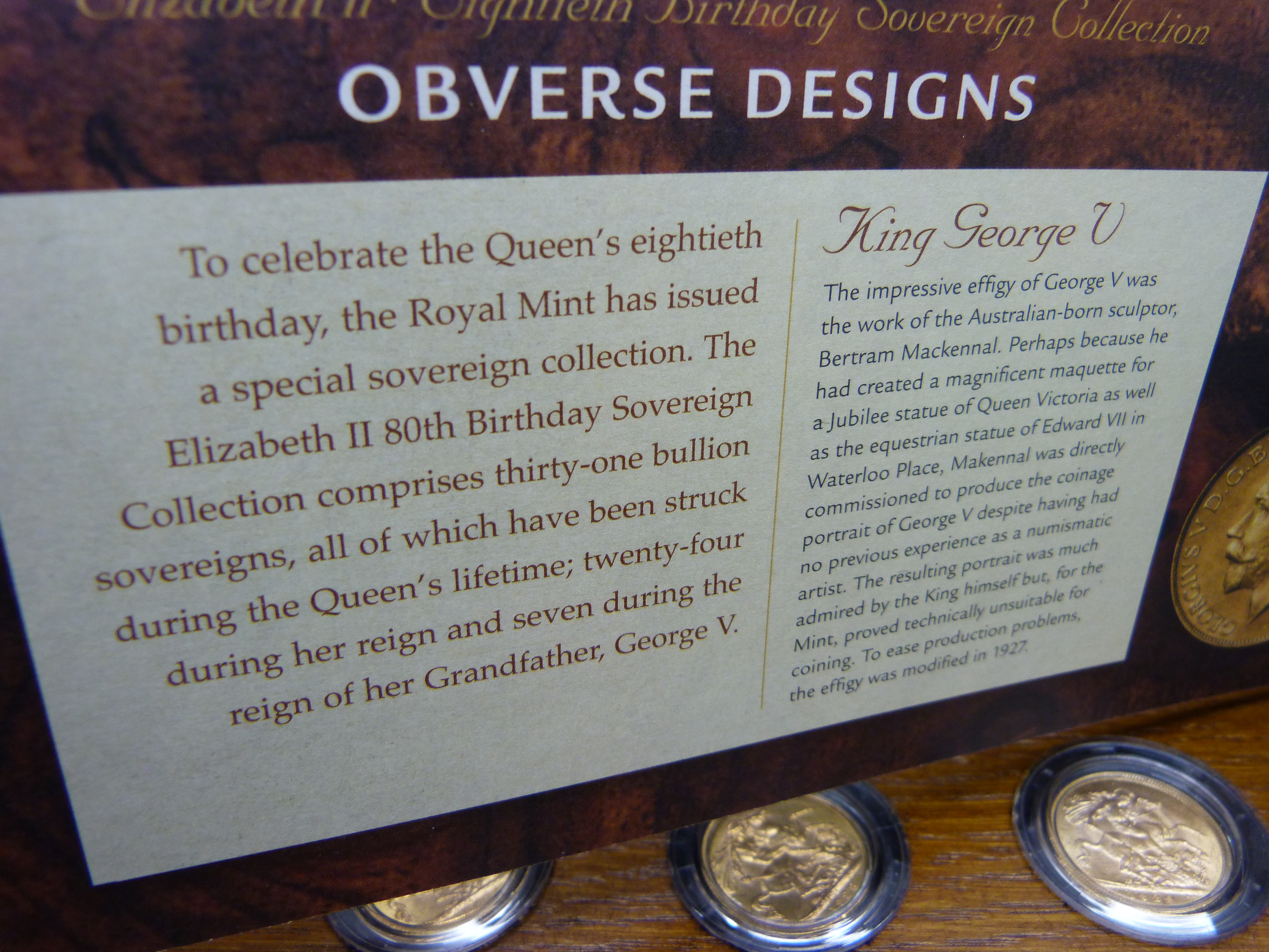 A set of thirty-one full sovereign gold coins, Elizabeth II Eightieth Birthday Sovereign - Image 7 of 11