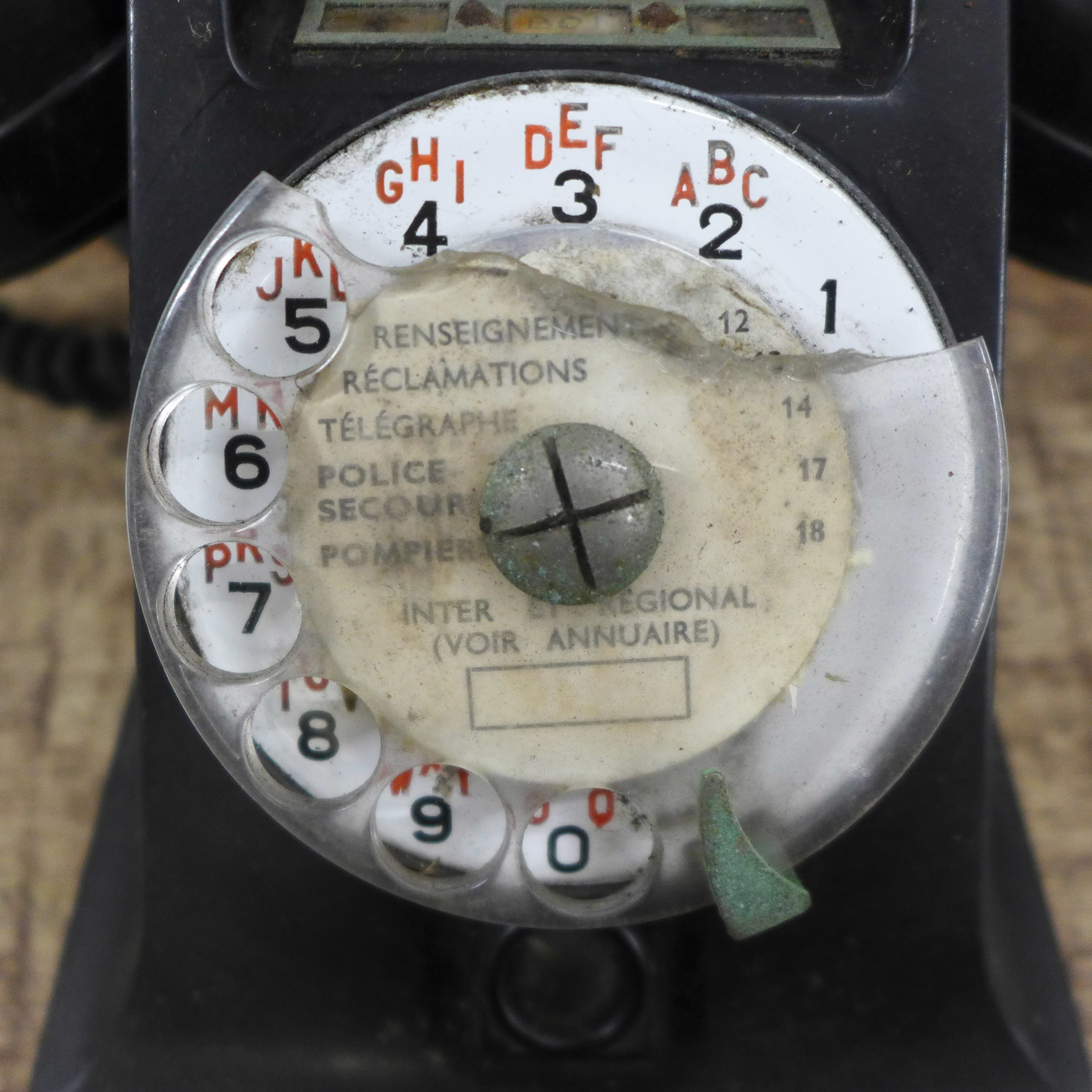 Three Bakelite telephones including a French example - Image 7 of 7