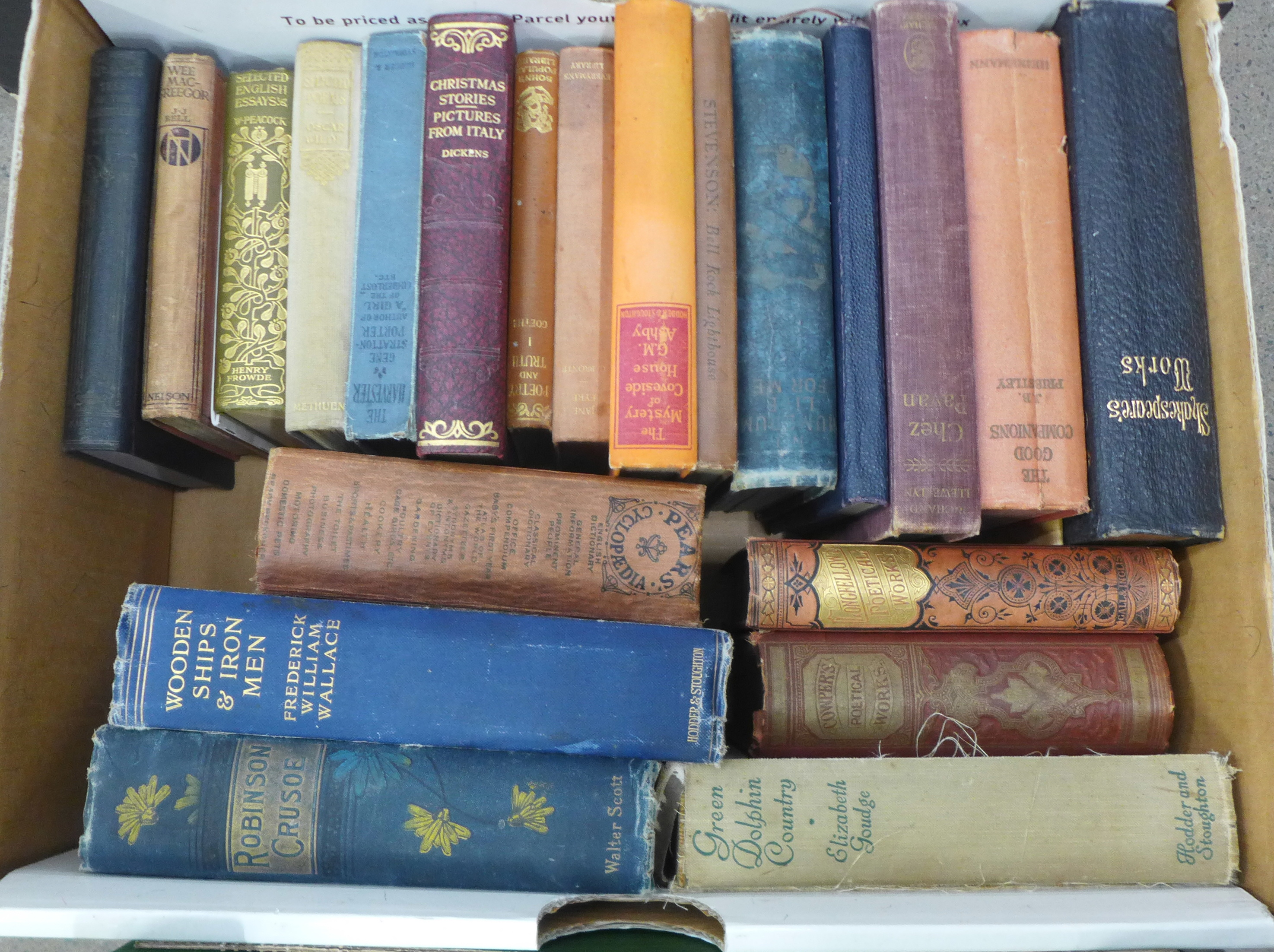 A collection of over eighty 19th and early 20th Century books, including Shakespeare's works, - Image 3 of 4