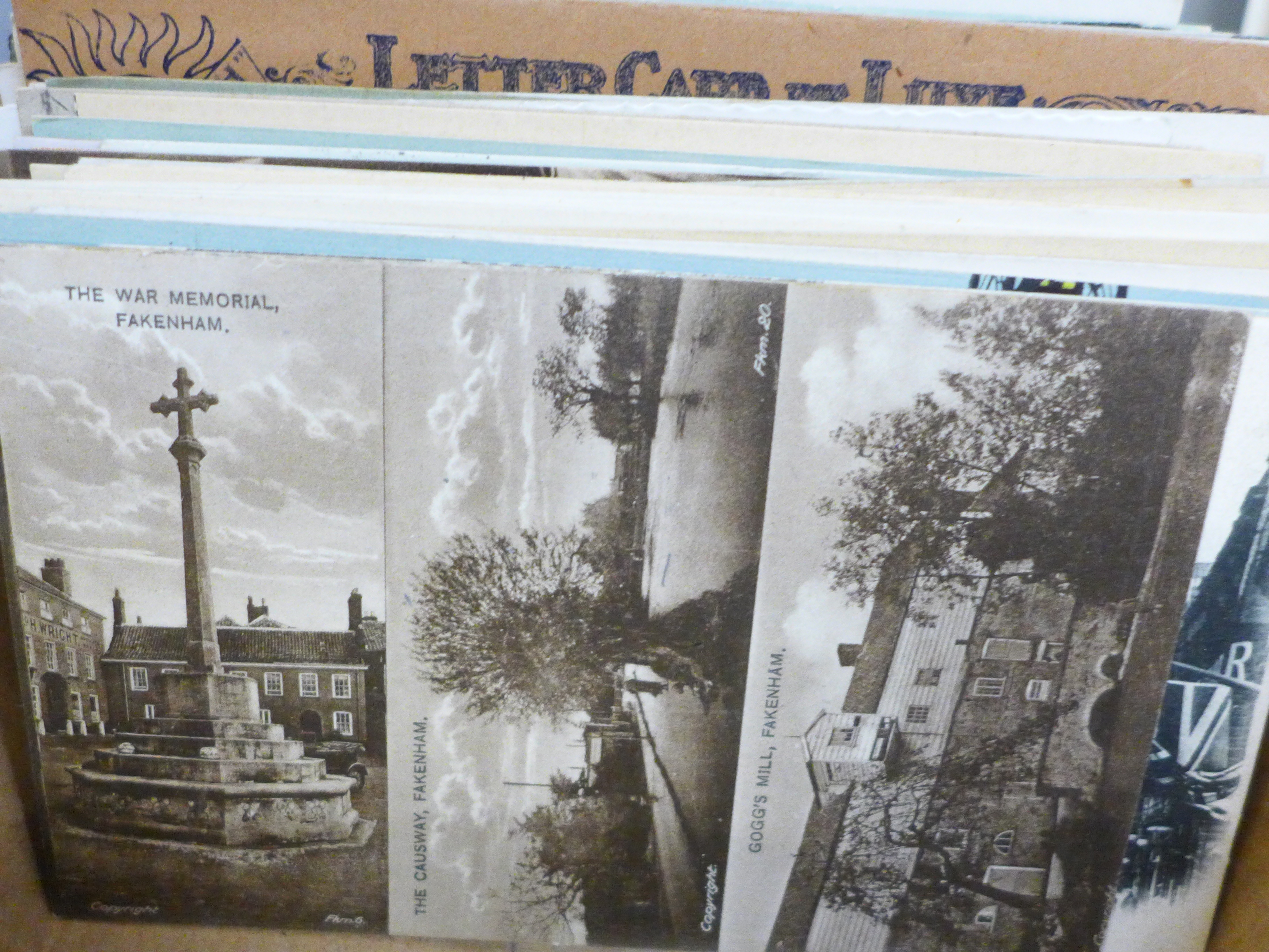 Assorted Edwardian and later postcards - Image 4 of 8