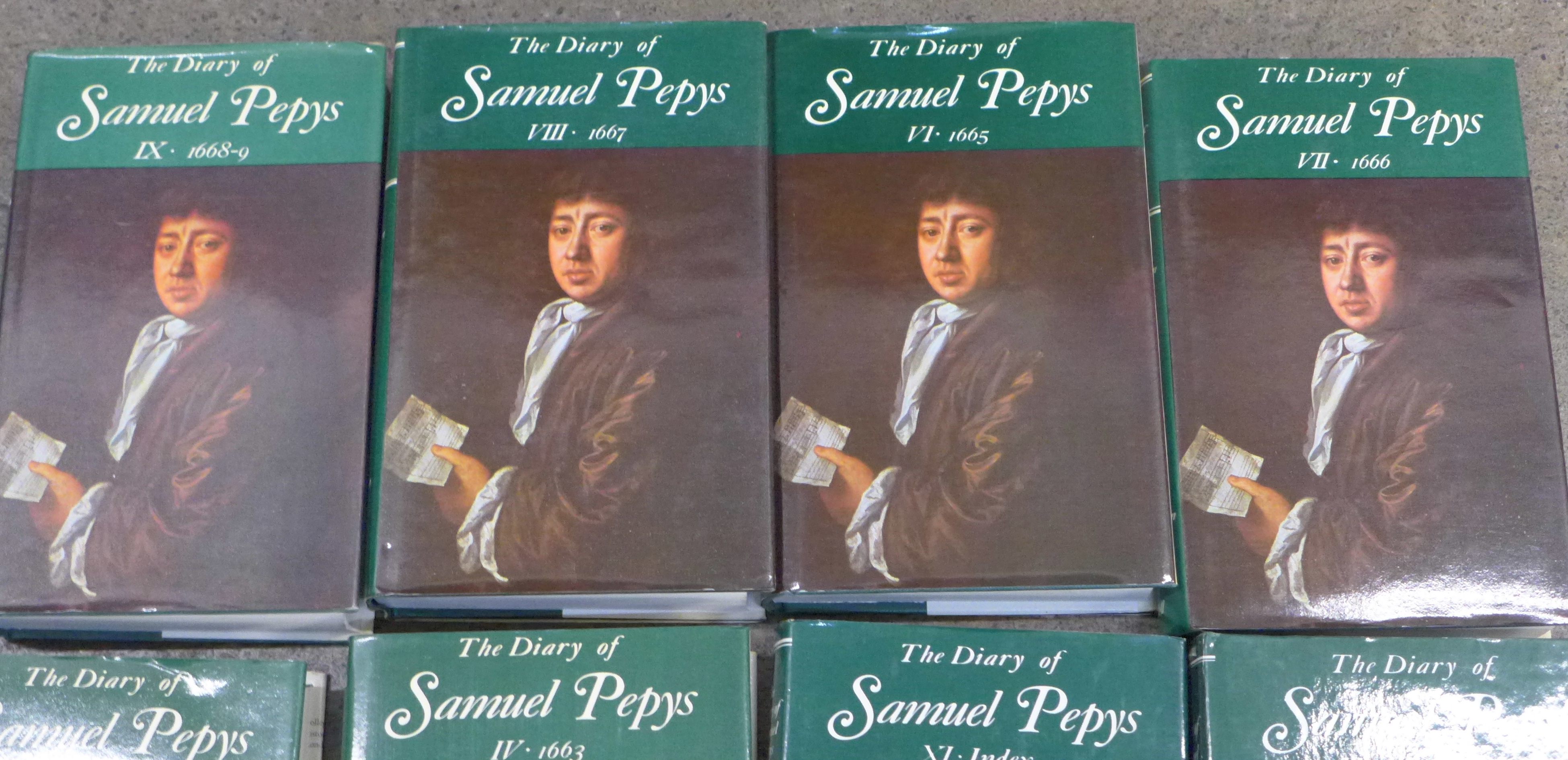 The Diary of Samuel Pepys, no. 1-11, published 1970s/80s by G Bell & Sons Ltd - Image 2 of 8