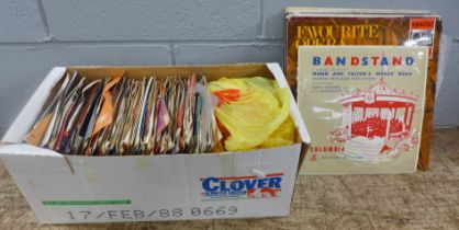 1950s, 1960s 7" singles and LP records **PLEASE NOTE THIS LOT IS NOT ELIGIBLE FOR IN-HOUSE POSTING