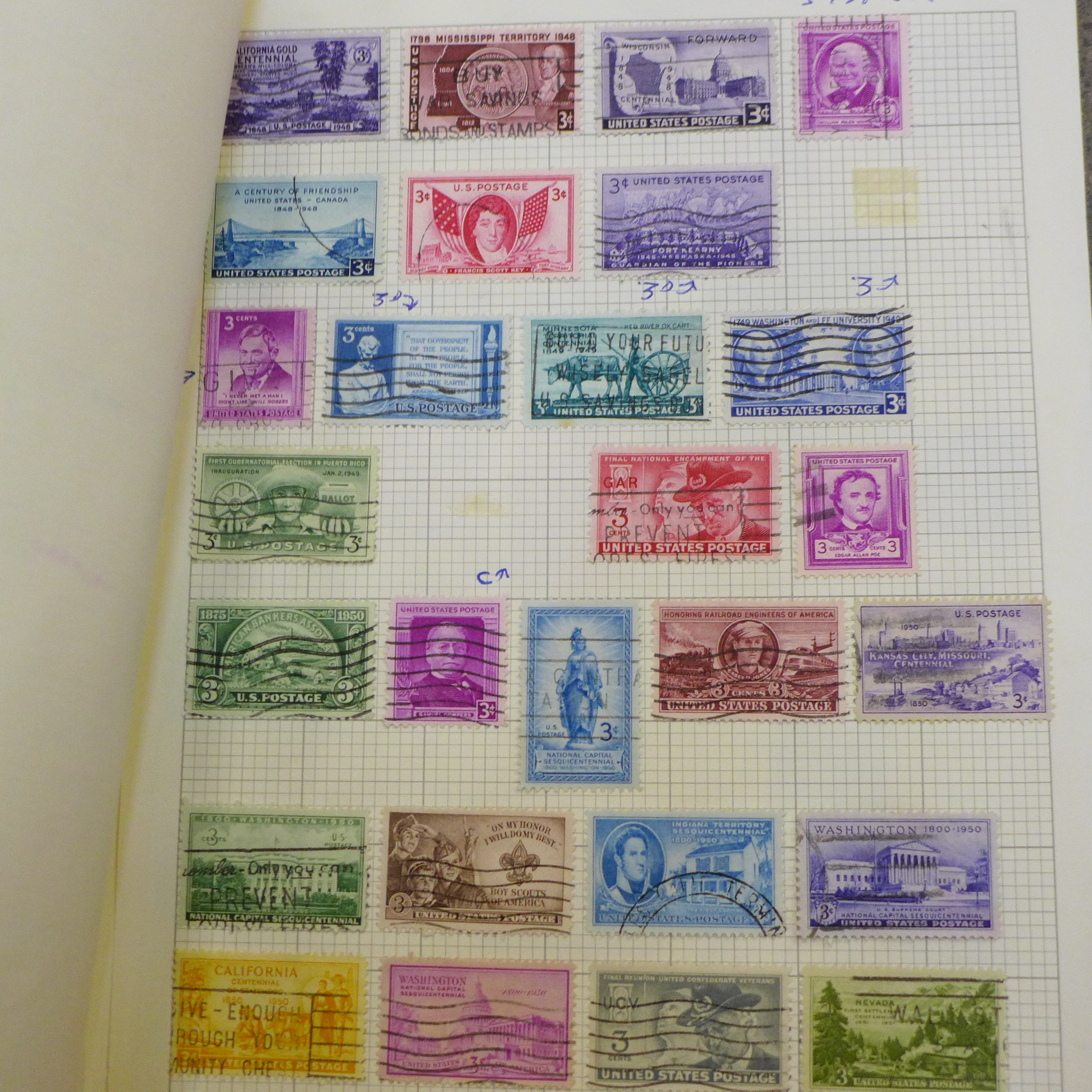 A large collection of loose stamps, postal history, accessories - Light Mess Lupe, electric - Image 3 of 11