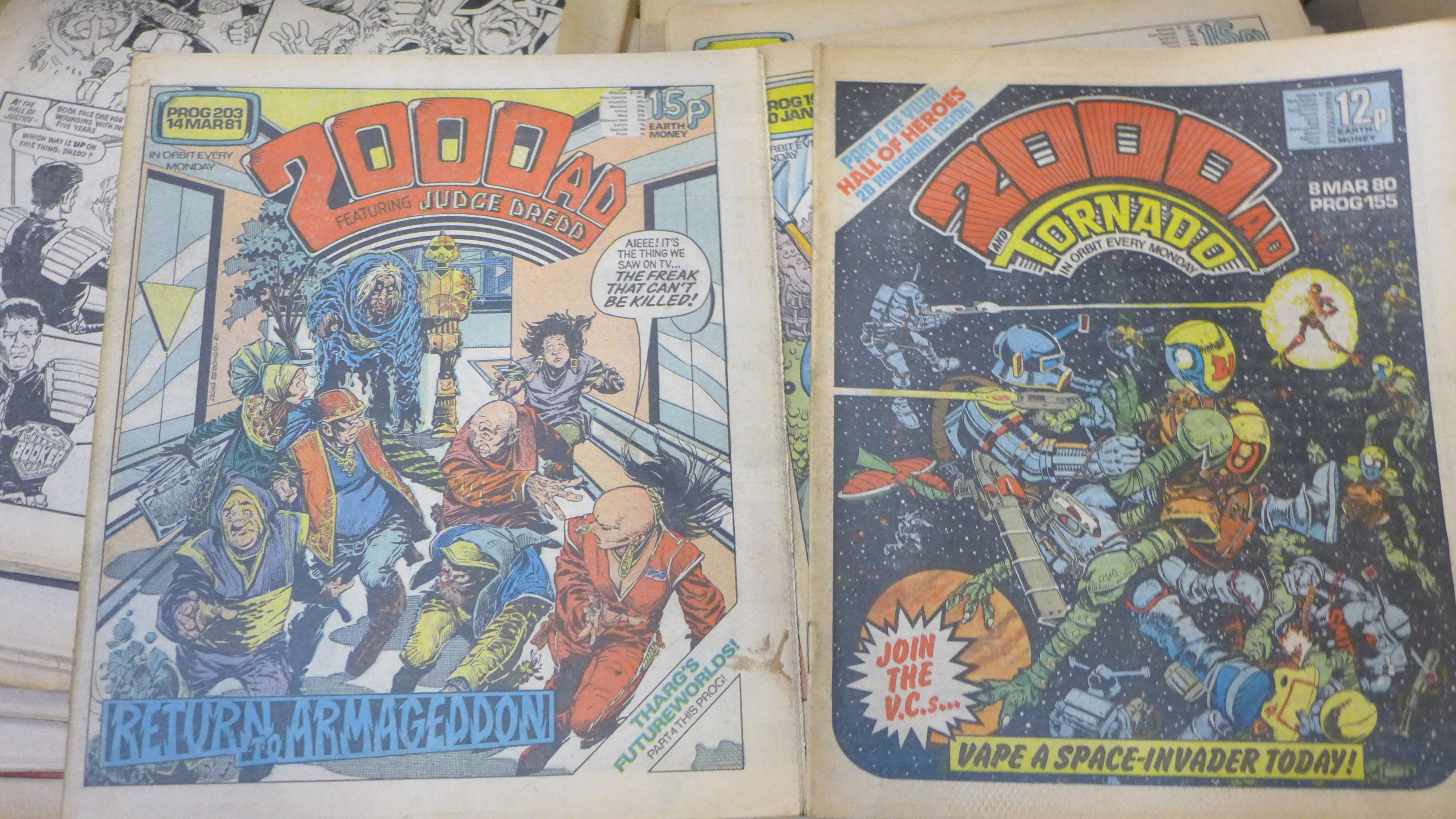 Approximately 150 2000AD comics, 1980s - Bild 4 aus 4