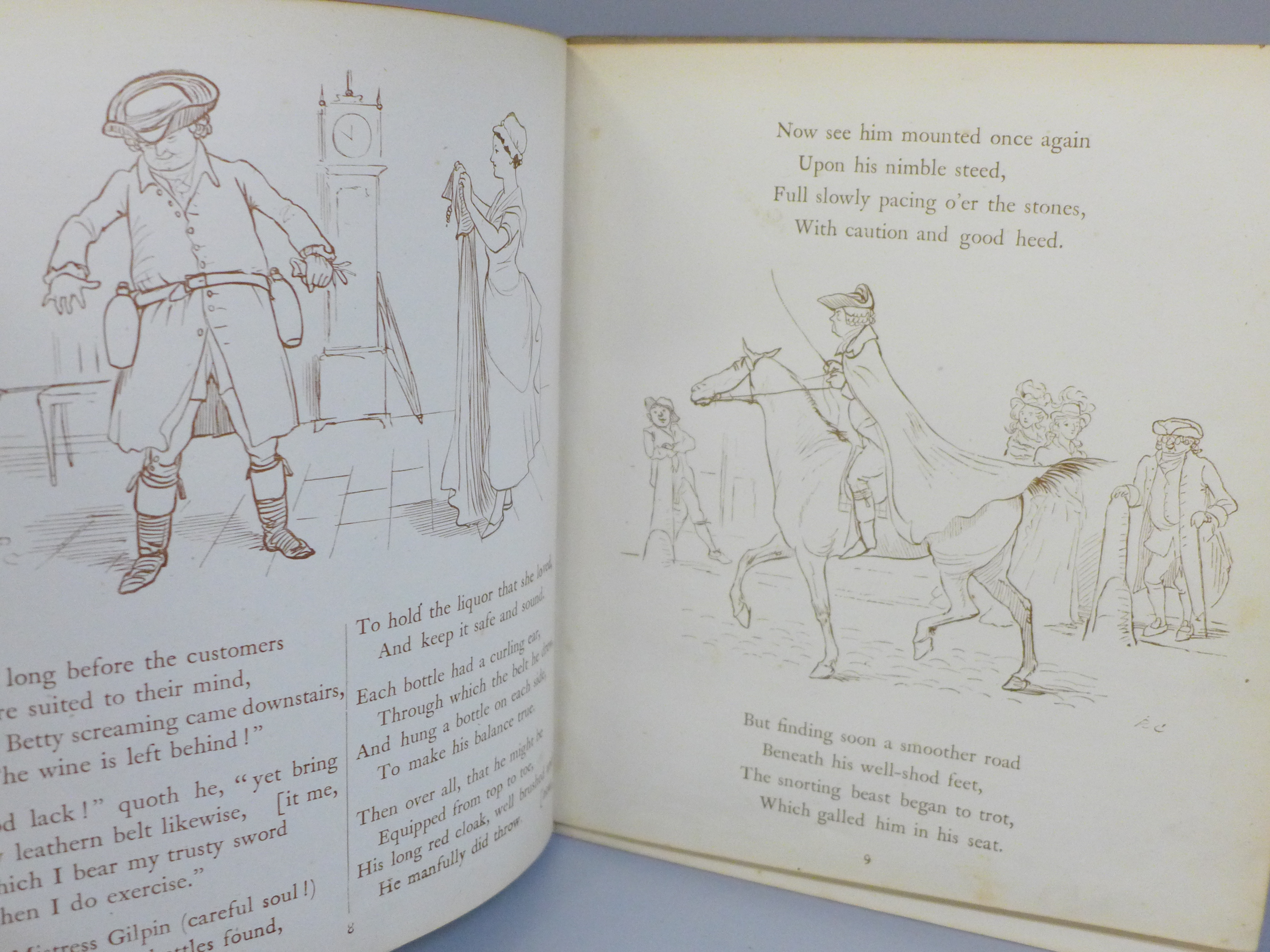 Two hard bound volumes of R. Caldecott's coloured picture books, published by George Routledge and - Image 5 of 9