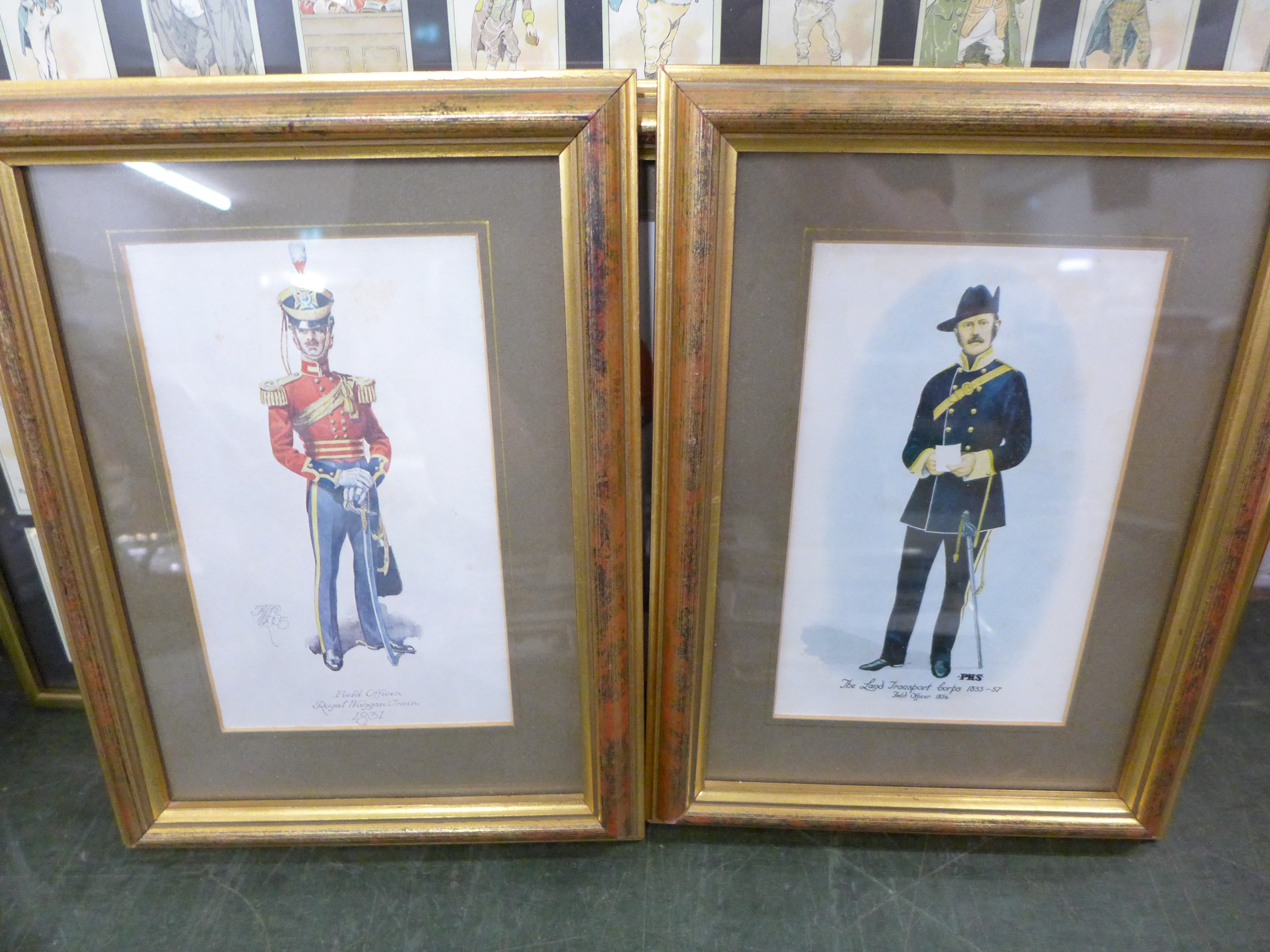 A box of mixed postcards, two albums of cigarette cards and photographs, framed prints of soldiers - Image 4 of 12