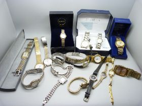 A collection of wristwatches