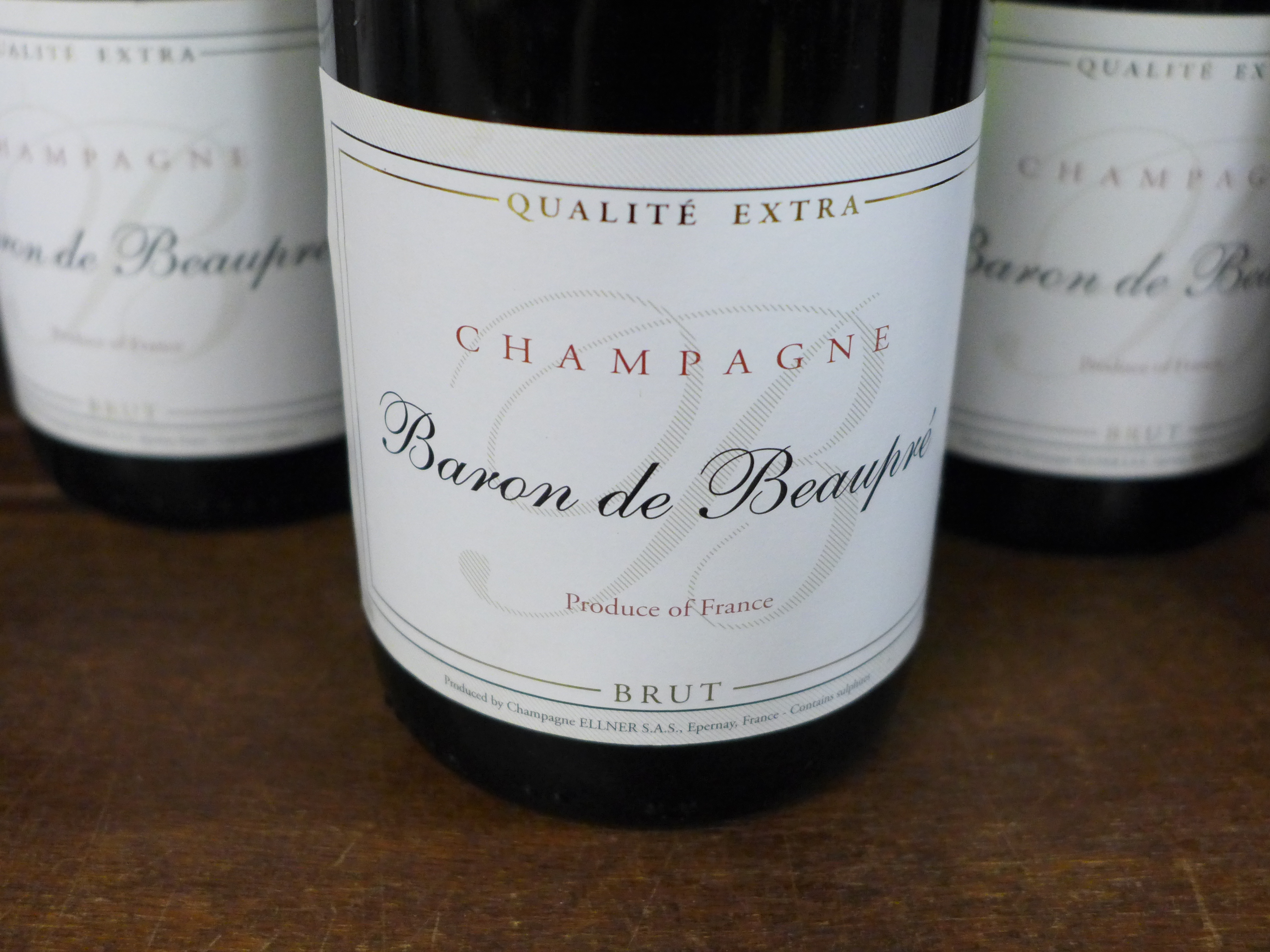 Six bottles of Baron de Beupre champagne **PLEASE NOTE THIS LOT IS NOT ELIGIBLE FOR IN-HOUSE POSTING - Image 2 of 3