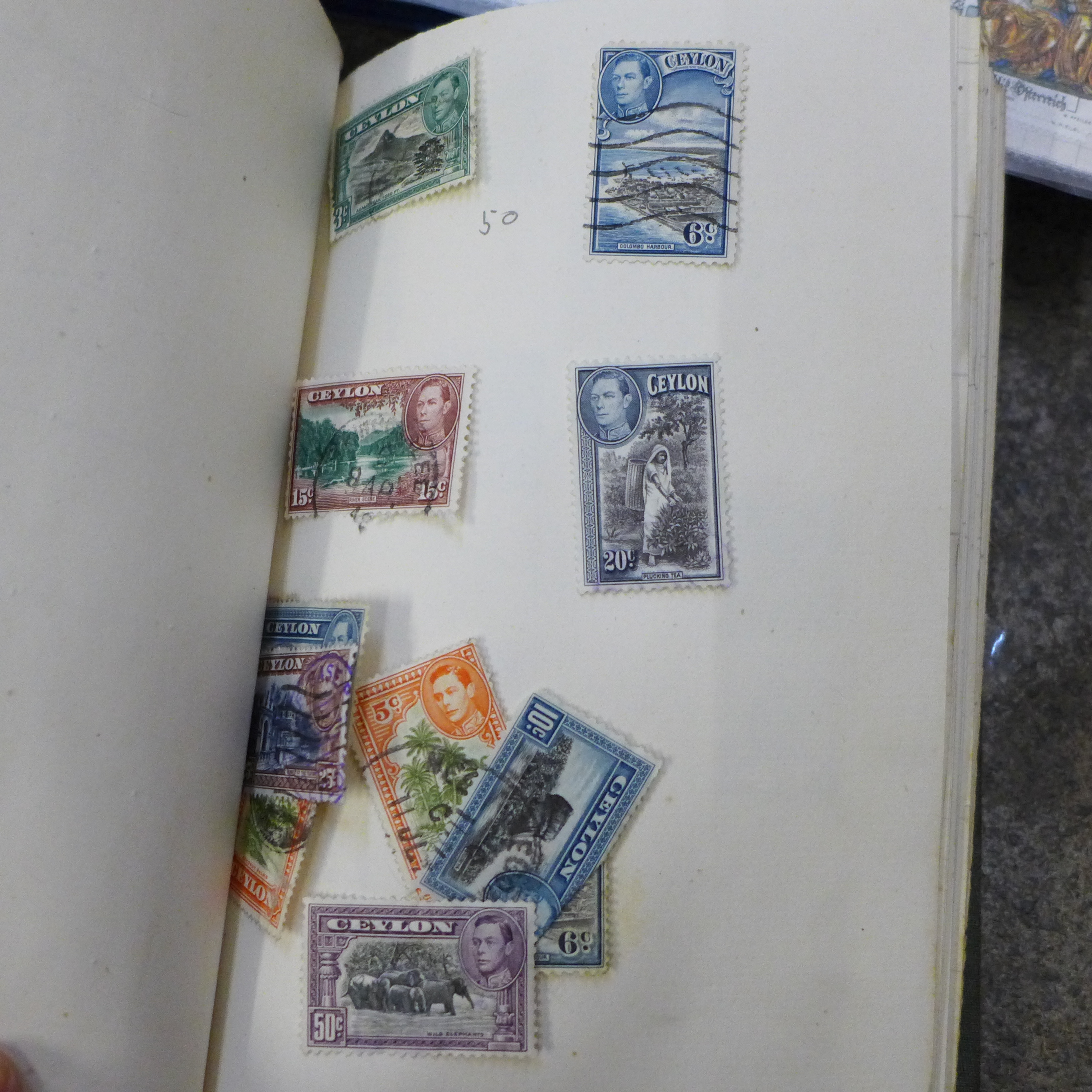 Stamps; a box of stamps, covers, etc., loose and in albums - Image 6 of 11