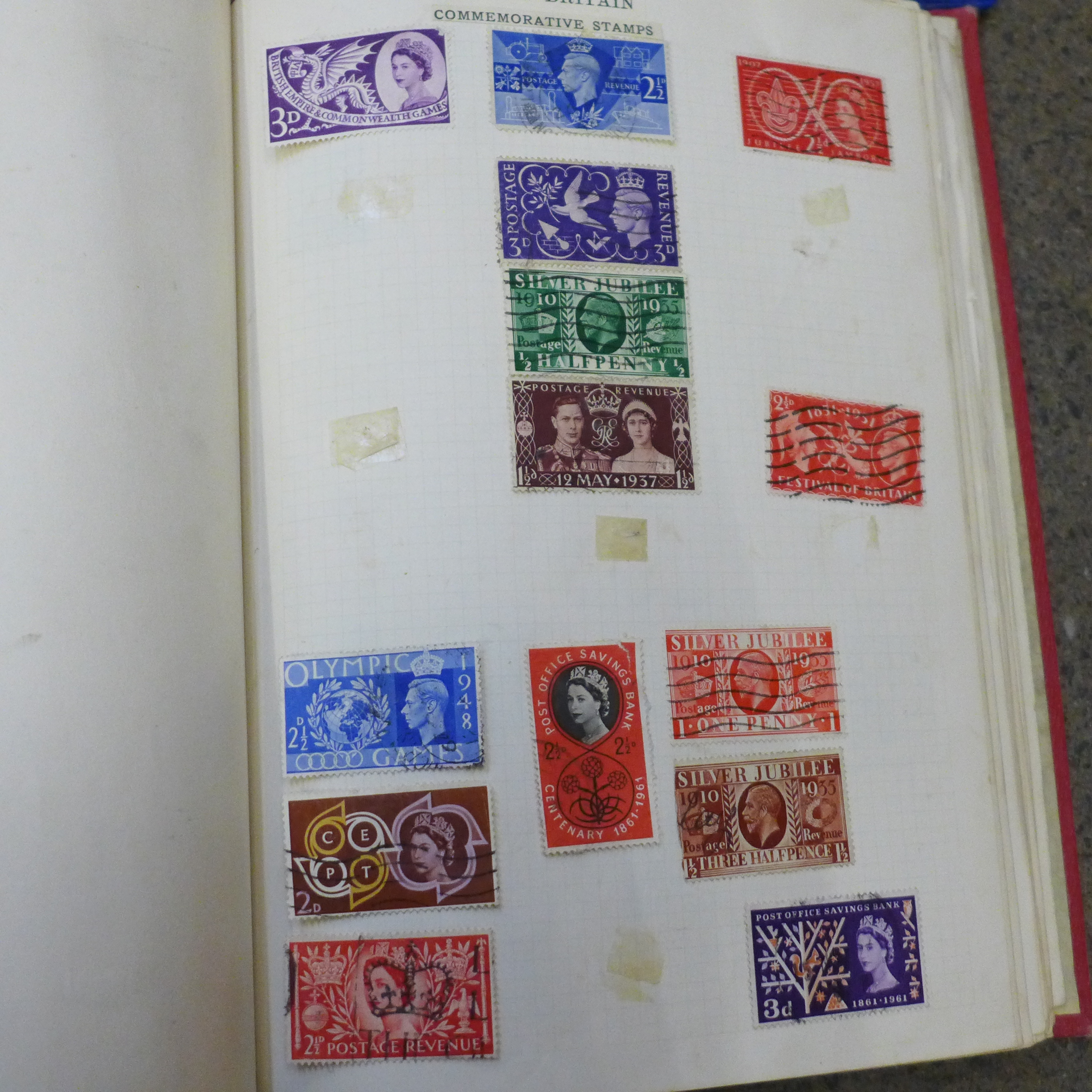 Stamps; a box of stamps, covers, etc., loose and in albums - Image 4 of 11