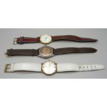 Three gentleman's mechanical wristwatches, Union automatic, Avia and Limit