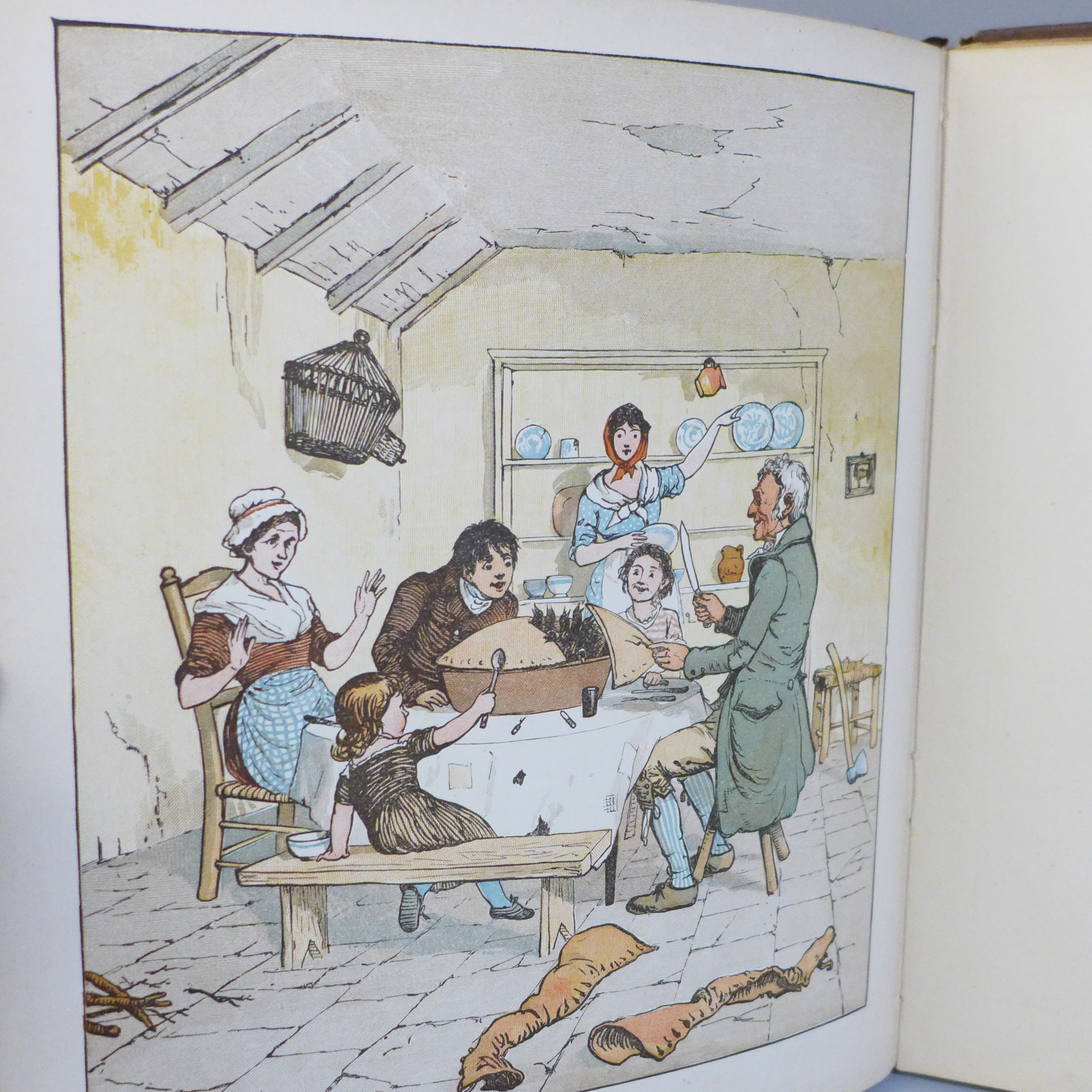 Two hard bound volumes of R. Caldecott's coloured picture books, published by George Routledge and - Image 7 of 9