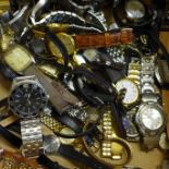 A collection of lady's and gentlemen's wristwatches