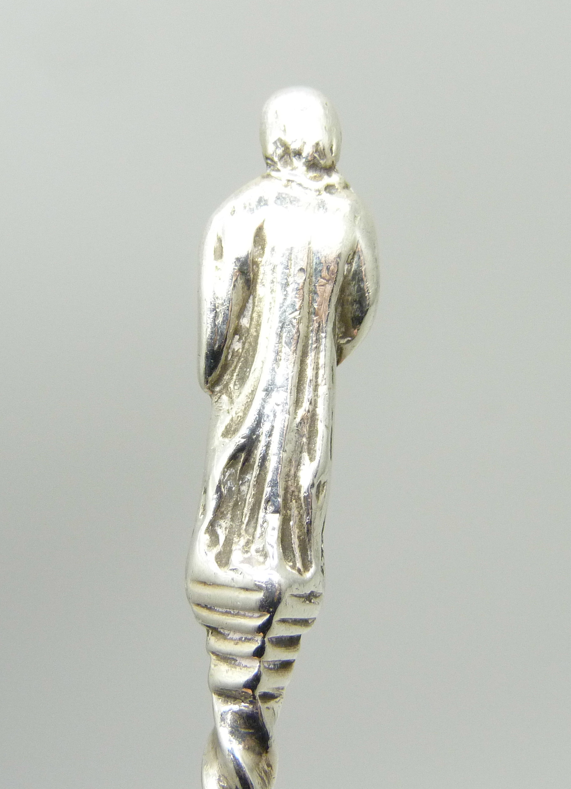 A silver Apostle spoon, London 1902, 49g - Image 3 of 7