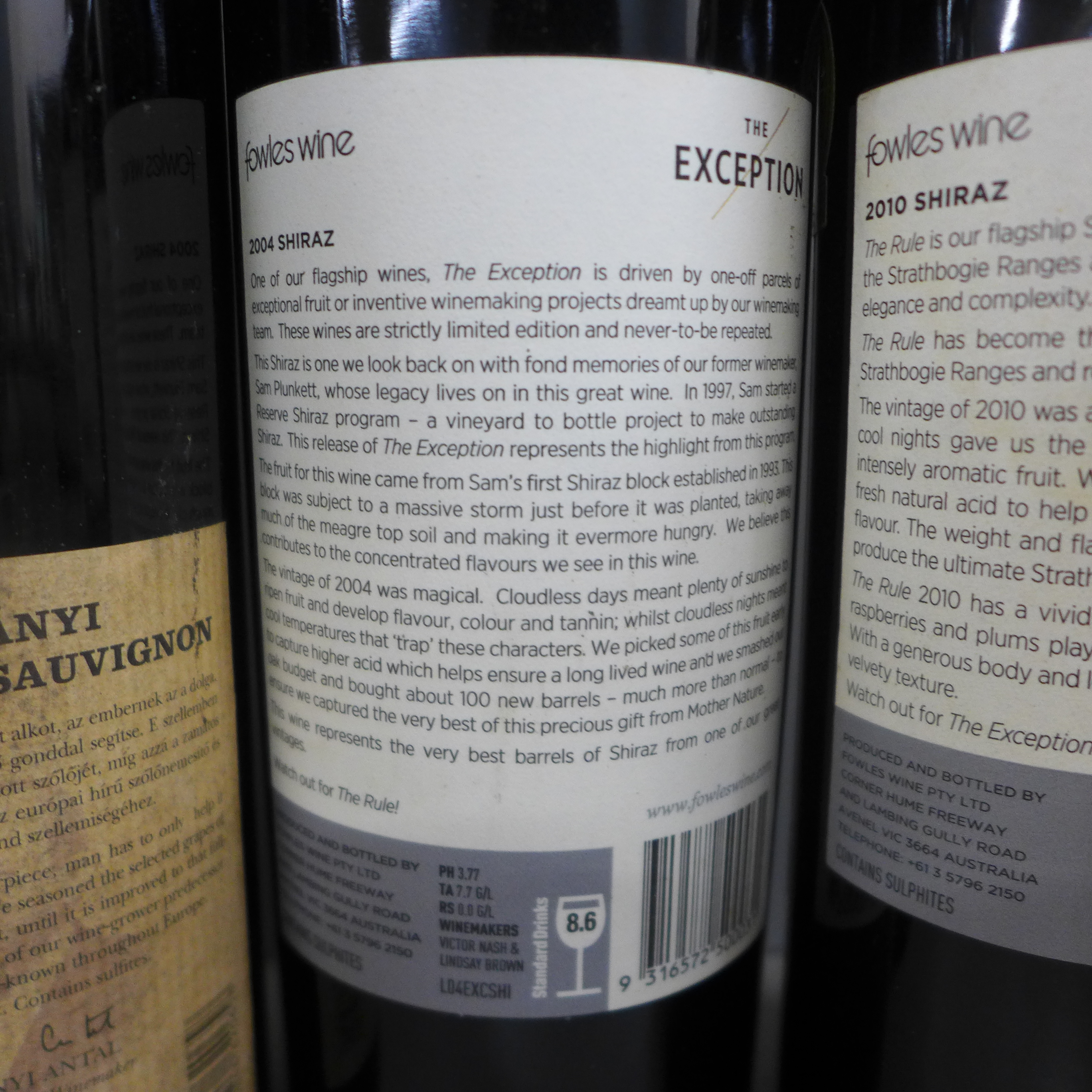 Five bottles of wine including Shiraz, Cabernet Sauvignon and Louis Jadot Beaujolais-Villages - Image 6 of 7
