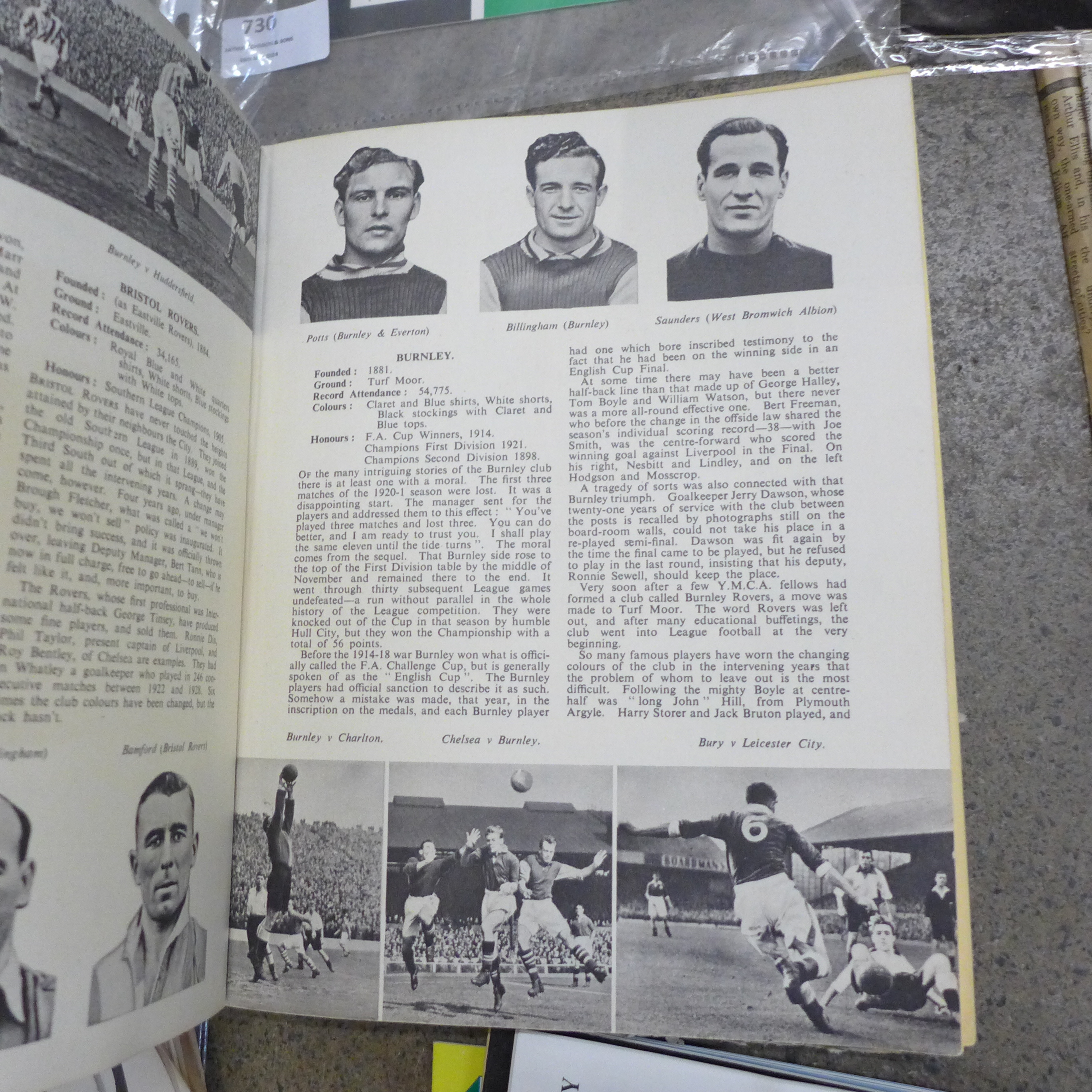 A collection of Notts County FC ephemera including newspaper cuttings, a Tommy Lawton annual and a - Image 2 of 5