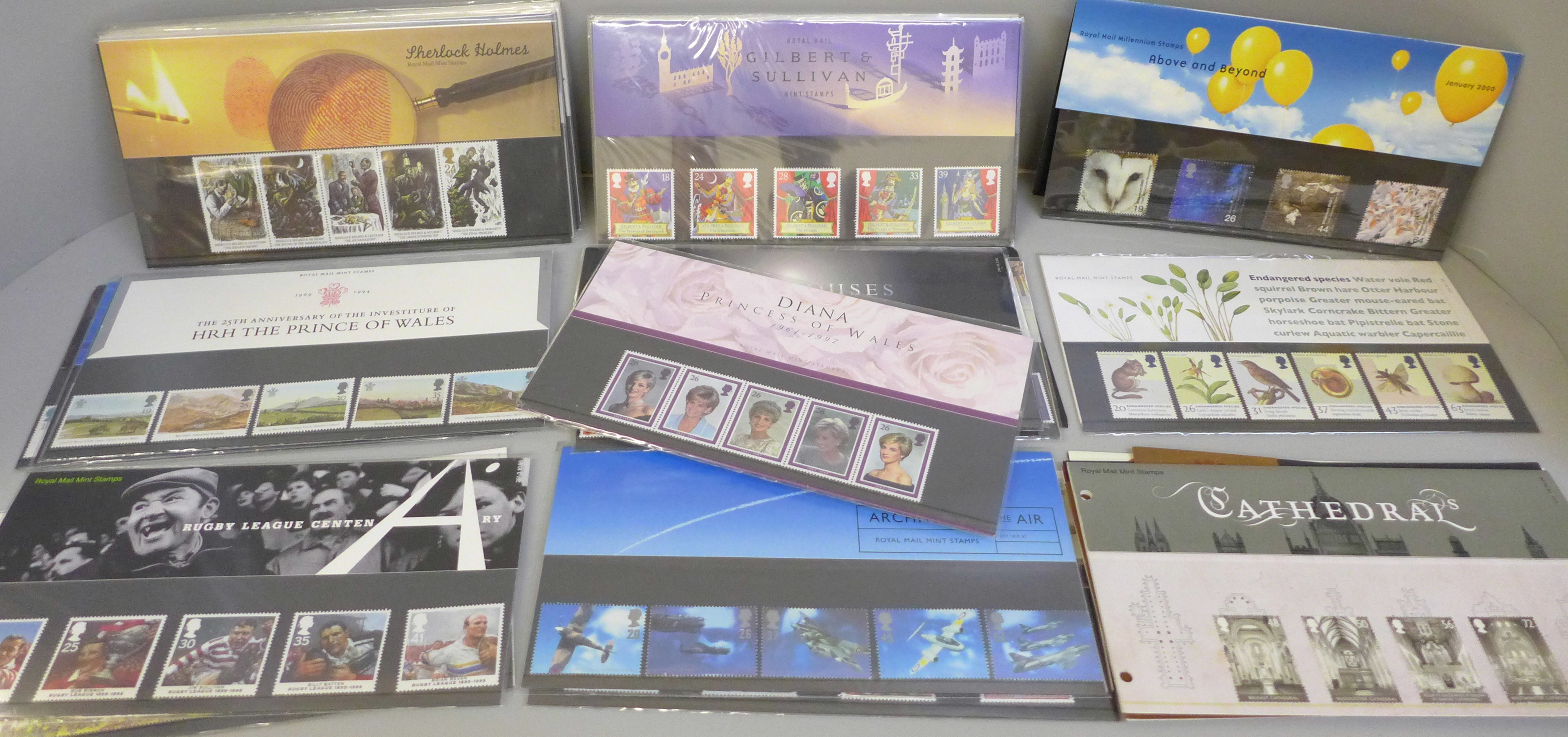 A collection of 56 Royal Mail mint stamp packs - Bild 4 aus 4