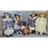 A box of mixed dolls **PLEASE NOTE THIS LOT IS NOT ELIGIBLE FOR IN-HOUSE POSTING AND PACKING**