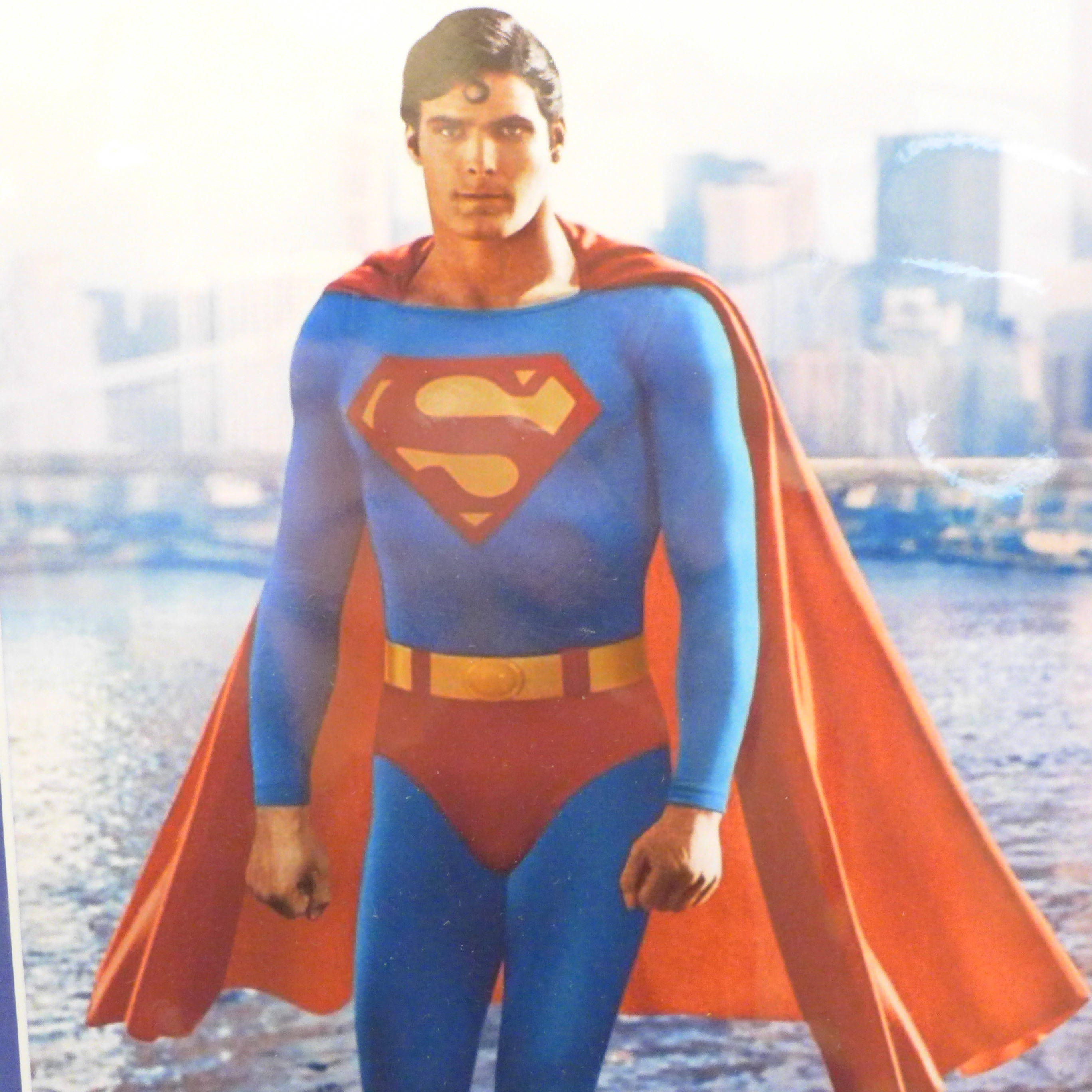 A Christopher Reeve, Superman autograph display - Bild 2 aus 3