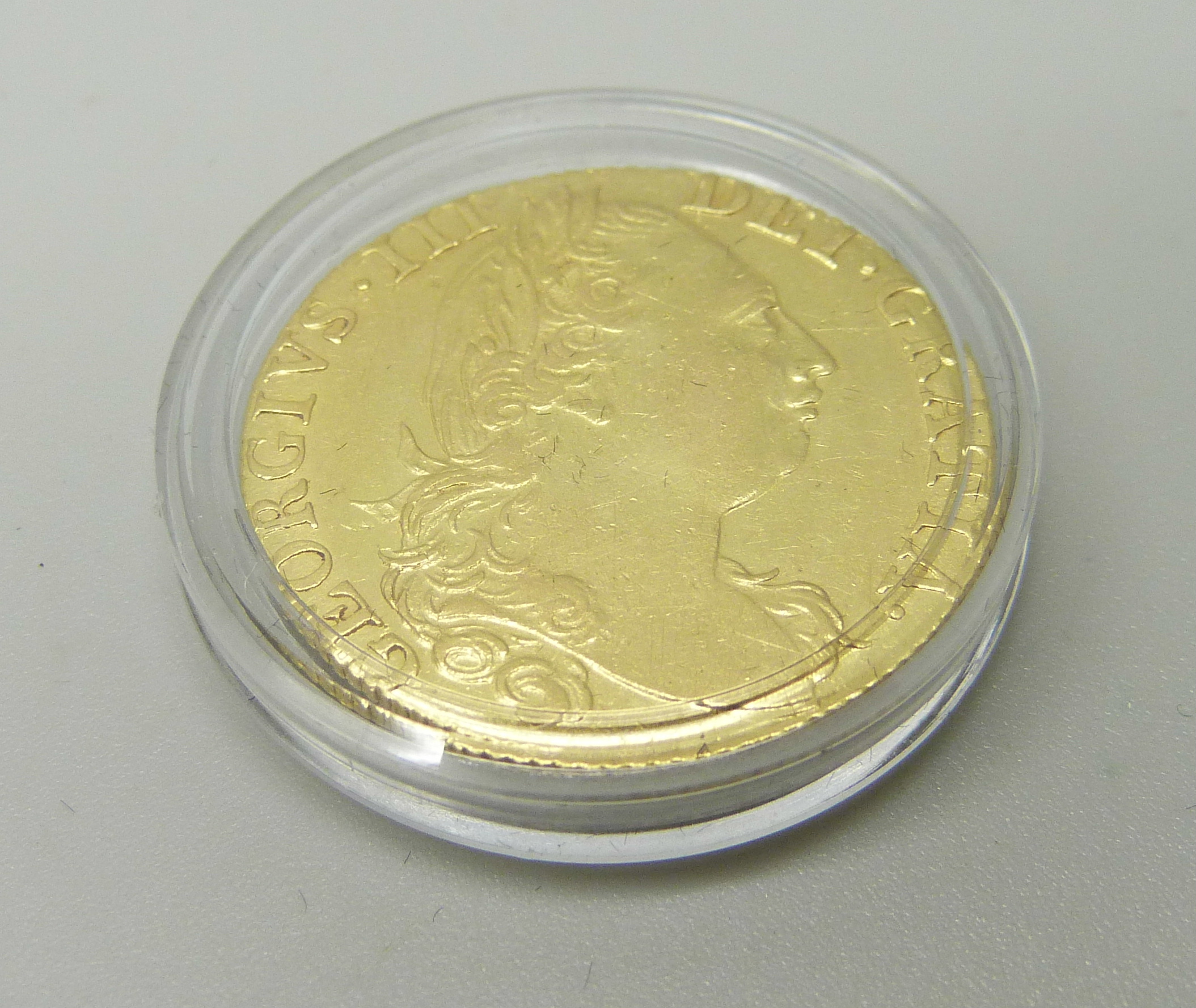 The Royal Mint, a George III gold Guinea 1774, boxed with certificate - Image 2 of 5