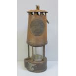 An Eccles miner's lamp, type SL