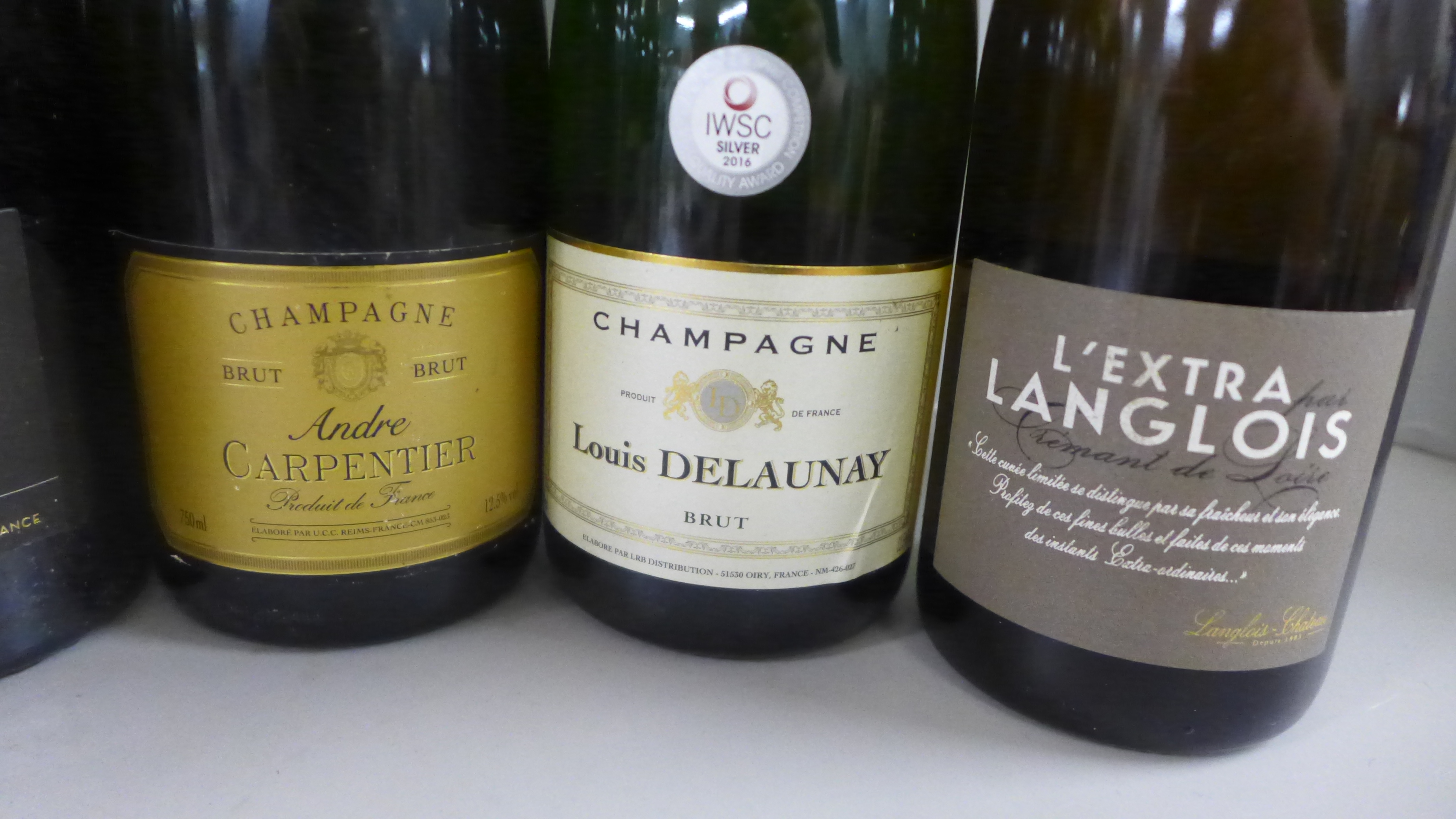 Six bottles of assorted champagnes, Drappier, Oeil de Perdrix, Louis Delaunay, Andre Carpentier, - Image 3 of 5