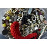 A large bag of costume jewellery, approx 8kg