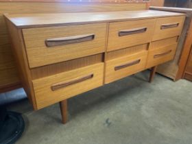 A teak sideboard