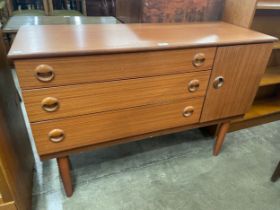 A teak sideboard