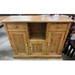 A Victorian style pine dresser