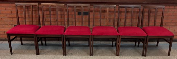 A set of six Younger teak dining chairs