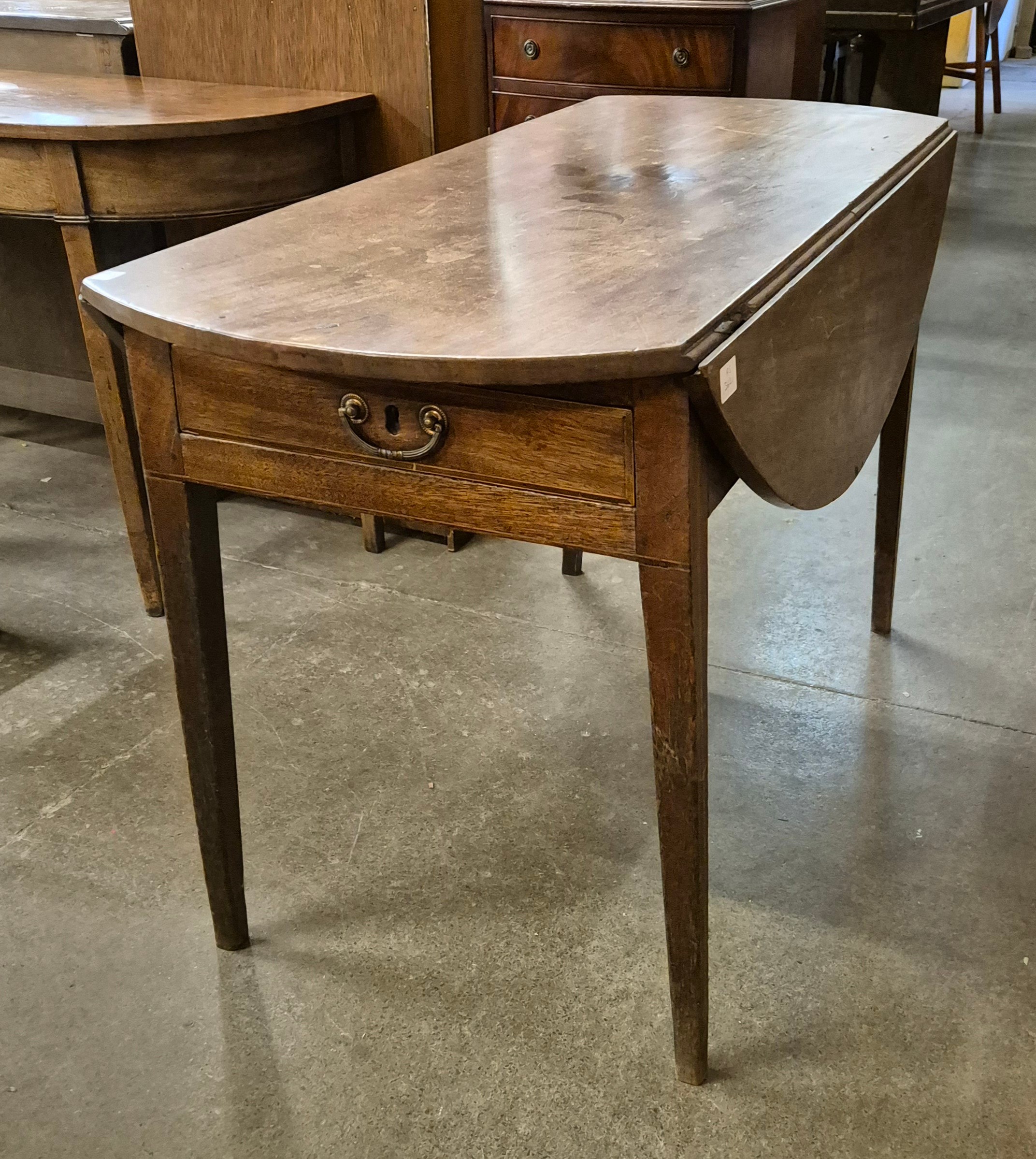 A George IV mahogany Pembroke table