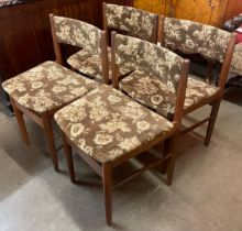 A set of four Scandart teak dining chairs