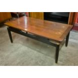 A G-Plan Librenza tola wood and black coffee table