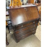 A mahogany bureau