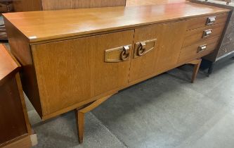 A teak sideboard