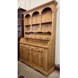 A Victorian style pine dresser