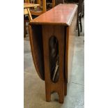 A Jentique teak drop-leaf table