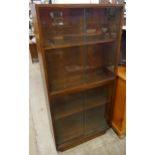 A teak bookcase