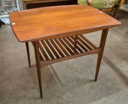 A Danish France & Son teak coffee table, designed by Tove and Edvard Kindt-Larsen