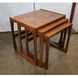 A G-Plan Quadrille teak nest of tables