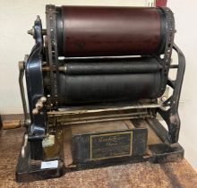 A Victorian Gestetner printing machine