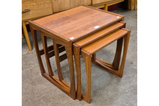 A G-Plan Quadrille teak nest of tables